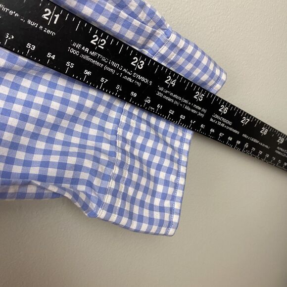 Ralph Lauren Shirt Mens XL Blue White Gingham Check Button Down Dress Classic - Picture 7 of 8